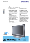 Grundig Lenaro 37 37" Full HD