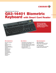 Cherry Biometric Keyboard w/ Smart Card Reader