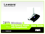 Linksys Wireless-G USB Network Adapter with RangeBooster