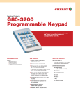 Cherry G80-3700 Programmable Keypad