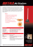 Buffalo 6.5 dBi High Gain Indoor Omni Directional Antenna