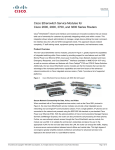 Cisco EtherSwitch Service Module - 48 ports