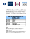 HP Fuser LaserJet 1100/3200