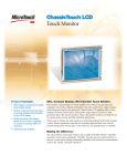 3M ChassisTouch 17" LCD Enclosure Monitor