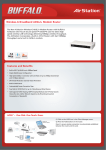 Buffalo Wireless-G Broadband ADSL2+ Modem Router