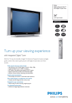 Philips 26" Digital Widescreen flat TV w/ Digital Crystal Clear 26" Full HD Silver