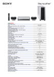 Sony Cinema Surround kit with DVD Player