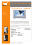 New Universe Wireless TV WTW-154 15" White