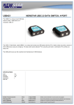 Newstar USB 1.1 data switch, 4-port