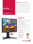 Viewsonic Professional Series VP930