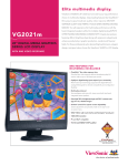 Viewsonic Graphic Series 20" LCD Monitor