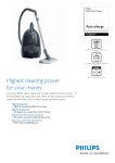 Philips Bag Vacuum Cleaner Anti-allergy 1800W