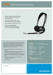 Sennheiser PC30 headset