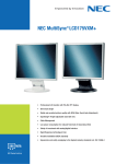 NEC MultiSync LCD175VXM+, White