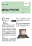 Fujitsu SCENICVIEW Series 17-inch Rack Console RC23