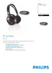 Philips SHC1300 Wireless Headphone