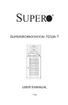 Supermicro SuperWorkstation 7033A-T