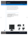 Sony 17" DeluxePro™ LCD, Black