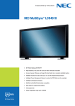 NEC MultiSync LCD4610
