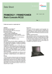 Fujitsu SCENICVIEW Series Primergy Rack Console RC22
