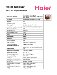 Haier HV-720TB, 17", Black