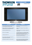 Thomson 42" Plasma TV Hi-Pix 2 42 PB 132 B5