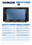 Thomson 27" LCD TV Hi-Pix
