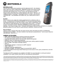 Motorola L7 mobile phone