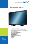 NEC MultiSync® LCD3210 Black