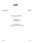 APC 230V Smart-UPS XL 3000VA