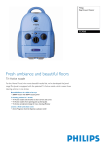 Philips Jewel Vacuum cleaner with bag FC9060/01