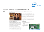 Intel Raid Controller PCI-E 8 ports SAS SATA