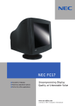 NEC Flat CRT 17" Monitor