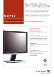 Viewsonic X Series 17" Xtreme LCD VX712 Dual-tone silver/black