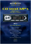 Dayton CD 1404 MP3. CD MP3 Player / RDS Tuner