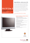 Viewsonic A Series 19" LCD display