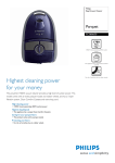 Philips Expression Vacuum cleaner with bag FC8606/03