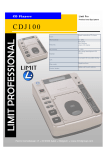 Limit CDJ100 Professional CD Player