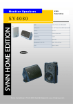 Limit SY4080ZT Synn speaker black