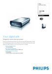 Philips External Hard Disk 160 GB USB 2.0 Portable Drive