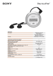 Sony Network WALKMAN NW-E103S