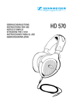 Sennheiser Headphones HD 570-V1