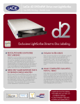 LaCie d2 DVD±RW with LightScribe 16x