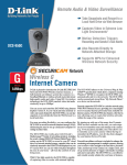 D-Link Wireless G Internet Camera DCS-950G
