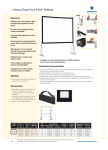 Projecta Separate Screen Fabric Da-Tex 488x640cm (Heavy Duty Fast-Fold® Deluxe)