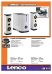 Lenco XBB-070 MP3 speaker system