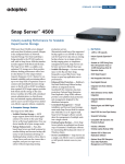 Snap Appliance Snap Server 4500 1TB