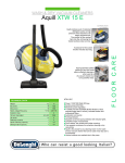 DeLonghi XTW15E Vacuum Cleaner