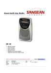 Sangean Hand-held Size Radio SR25