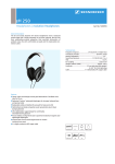 Sennheiser Headphones eH 250